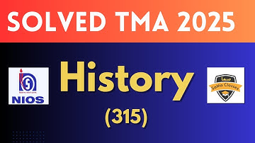 History(315) Solved  TMA 2025 @SaMa_Classes