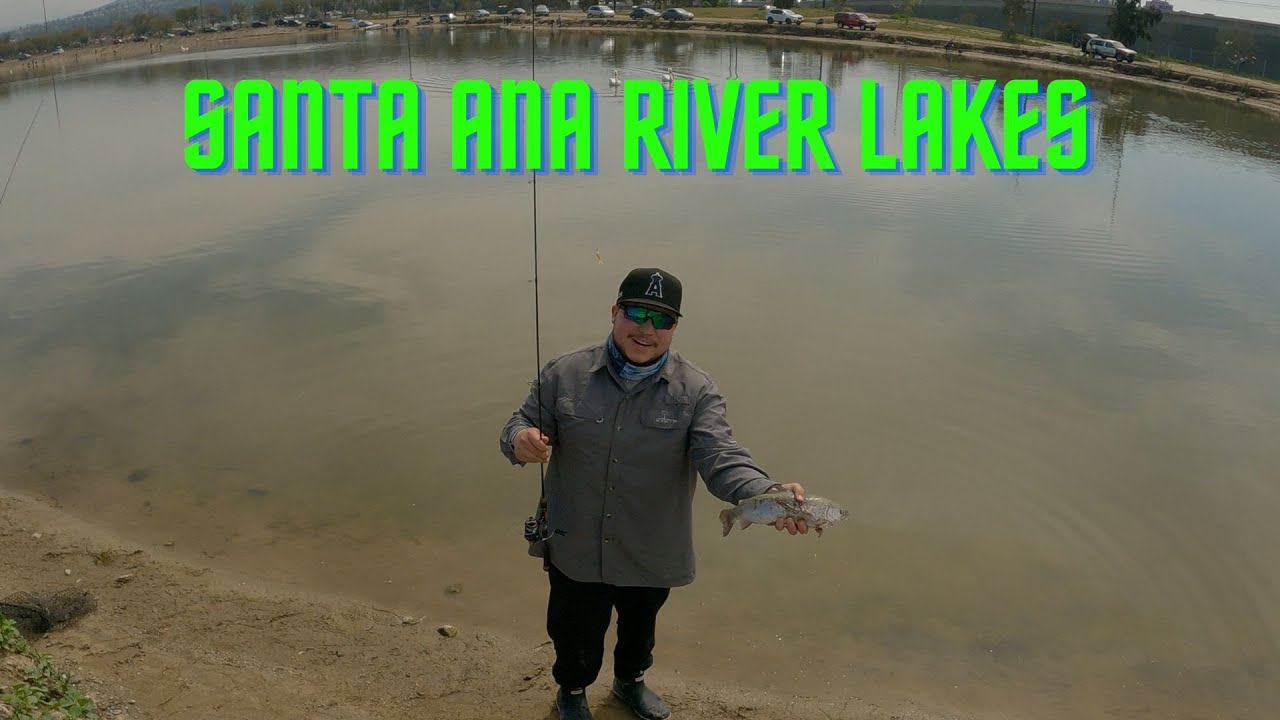 Santa Ana River Lakes, Trout Fishing YouTube