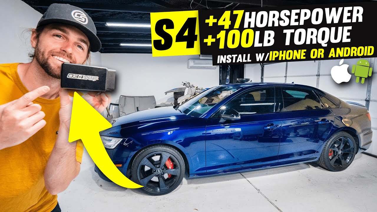 Experiencing Audi S4 Stage 1 ECU/TCU Tunes w/ 034 Dynamic+ - YouTube