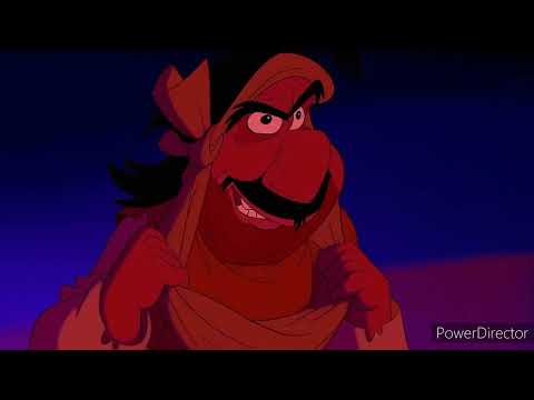 Aladdin:Jafar tries to get into the Cave of Wonders