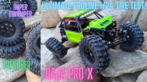 Proline 1.0 Tire Comparison. Testing the Trencher, Super Swamper and Baja Pro X!