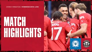 Match Highlights | Peterborough United 2 Latics 3