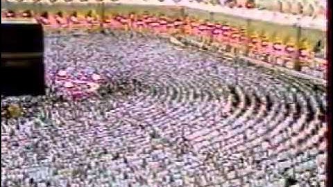 سورة النجم من صلاة التراويح بالحرم المكي 1407هـ ali jaber alnajm 1407