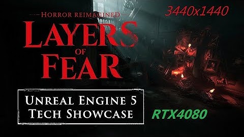 Layers of Fear Demo | Unreal Engine 5 | RTX4080 | 3440x1440 | 21:9 | RTON