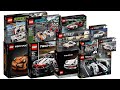 All LEGO Porsche sets 2015 - 2023 Compilation/Collection Speed Build