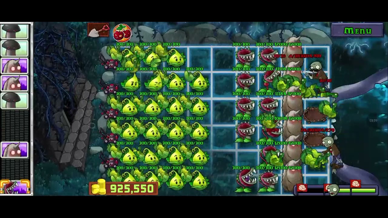 Plants vs Zombies Integrated Ultimate (218) Rainforest: Level 3