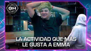 Emma siempre se luce con sus performances en los juegos de canto y baile - Gran Hermano