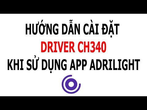 Hướng dẫn cài đặt driver CH340 cho app Adrilight | Ambino Việt Nam