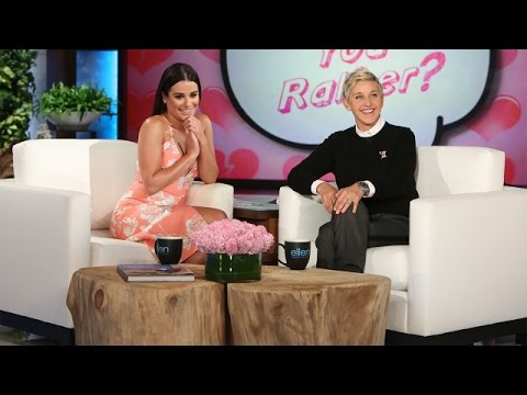 Lea Michele Plays Who'd You Rather?