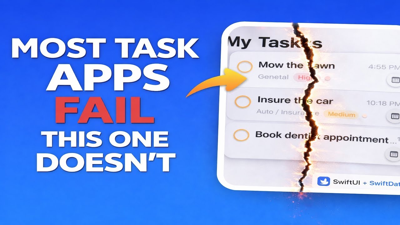 Why SwiftUI Task Apps Work in Tutorials — Then Fail in Production