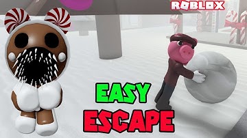 How To Escape Piggy Isolation Christmas Map! Roblox Piggy The Result of Isolation Winter Wonderland