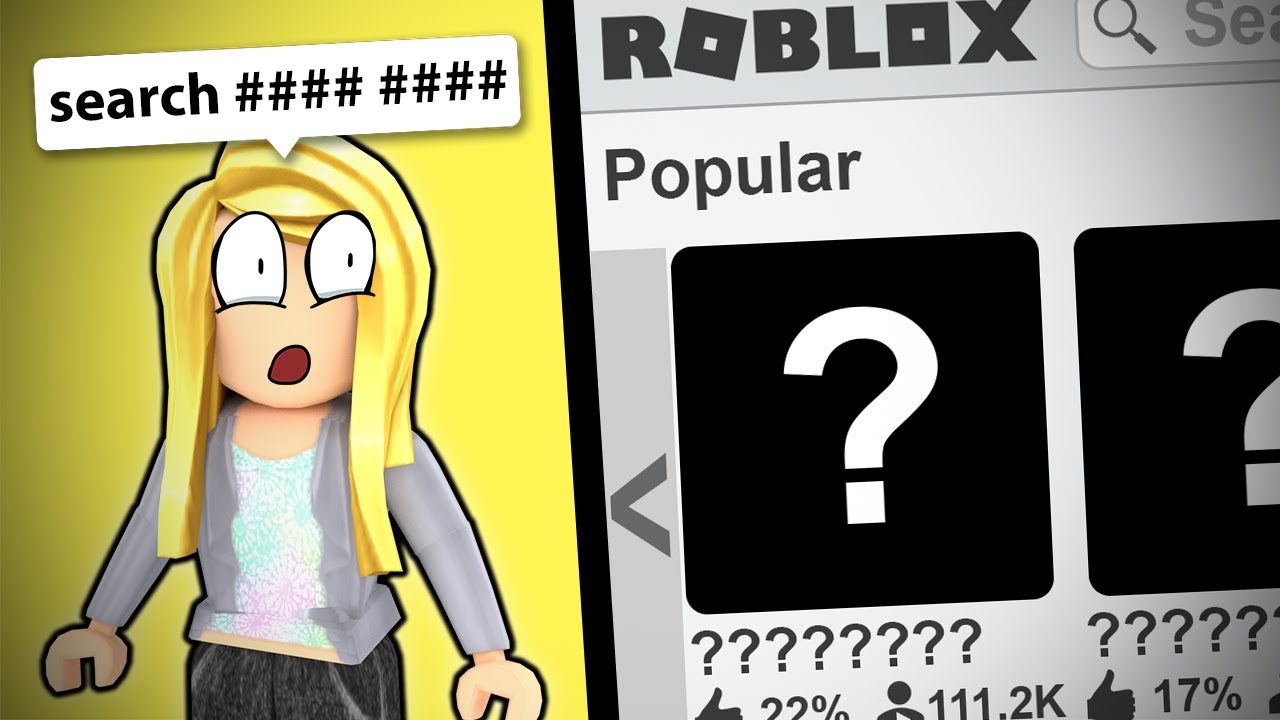 Looking Up Random Words On The Roblox Games Page Ep 1 Youtube - rainway youtube robux