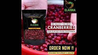 ELAISHA Diced Sliced Cranberry Dried Cranberries