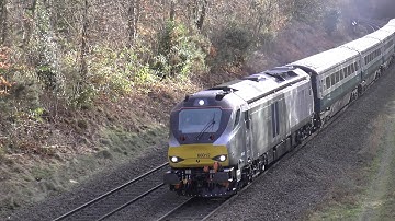 Chiltern 68012 + ECS on 1st Test Run 5J68 to Stourbridge Junction. 15/12/14