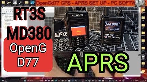 RT3S/MD380UV - APRS TX OpenGd77