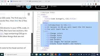 HTML/CSS 1, Section 2, Lessons 11.1-13.1