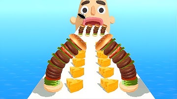 Sandwich Runner - SpeedRun All Levels Gameplay Walkthrough Android,ios New Update GBD18