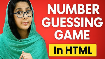 Number Guessing Game in HTML & JavaScript