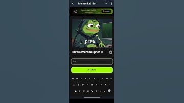 Memes Lab Daily Memecoin Cipher Code 29 November #memes #memeslab #cipher #code #29november #29nov