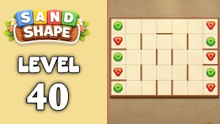 Sand Shape All Level 40 Easy Gameplay walkthrough & solution 