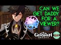 Retrying the 50,000 Subscriber Giveaway and Summons for Zhongli for a Twitch Viewer Genshin Impact