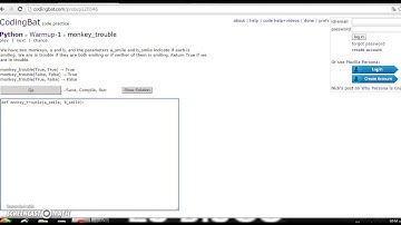 Monkey trouble  Python Codingbat
