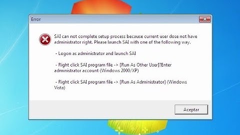 Paint Tool SAI - Abrir como administrador - Solución