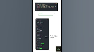 Shake Animation On Invalid Inputs using HTML and CSS | #shorts