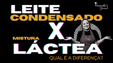 Para que serve mistura láctea condensada?
