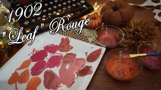 🍂 Autumnal Edwardian “Leaf” Rouge 🍂 | HISTORICAL BEAUTY RECIPE