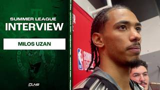 Milos Uzan on Signing Training Camp Deal | Summer League Full Interview
Celtics guard Milos Uzan spoke to the media after his teams 92-86 victory over the Sacramento Kings in the NBA Summer League. The Houston product spoke about signing a training camp deal with the Celtics and his current focus on performing well in Summer League.
Visit our MERCH Store: https://shop.clnsmedia.com
Follow us on Social Media:
Twitter: https://twitter.com/celticsclns & https://twitter.com/thegardenreport
Instagram: https://www.instagram.com/celticsclns
Facebook: https://www.facebook.com/CLNSmedia/
Join Our Discord Server: https://discord.gg/2vxNKH9Qr4
Subscribe to our other YouTube Channel CLNS’ Celtics☘️ All Access Here:
☘️https://www.youtube.com/@CelticsCLNS☘️
The CLNS Media Network is the leading provider for video/audio content. CLNS is a fully credentialed member of the media with access to all NFL/NBA/NHL/MLB teams & venues.
Visit the Official Home of CLNS Sports Coverage - https://clnsmedia.com
Twitter - https://twitter.com/CLNSMedia
Celtics - https://twitter.com/celticsclns
Patriots - https://twitter.com/patriotsclns
Bruins - https://twitter.com/bruinsclns
Red Sox - https://twitter.com/redsoxclns
Non-Sports - https://twitter.com/northstation
Facebook - http://facebook.com/clnsmedia
INSTA - http://Instagram.com/clnsmedia
INSTA Celtics - http://Instagram.com/celticsclns
INSTA History - http://Instagram.com/nbahistoryclns Milos Uzan on Signing Training Camp Deal | Summer League Full Interview