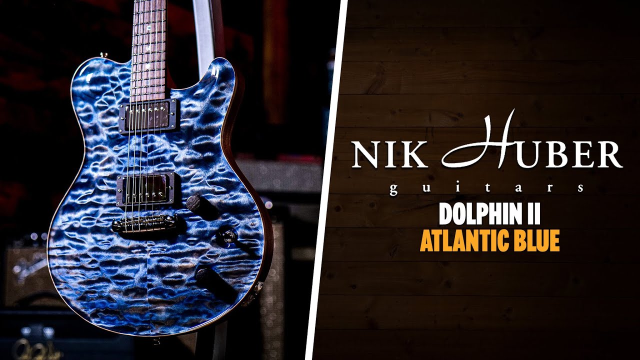 Nik Huber Dolphin II - Atlantic Blue - Exceptional Quilted Maple Top