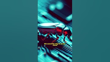 The FIRST Computer BUG was a REAL BUG! 🪳#bugs #tech #didyouknow