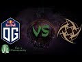 OG vs NiP - Game 1 - The International 2019 - Group Stage.