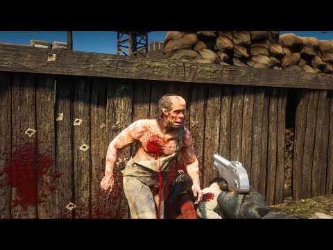 Melee Gameplay Funny - Red Dead Redemption 2 - Funny & Brutal - Comedy Videos Part503