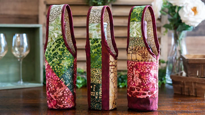 How to Make Quilt As You Go Wine Totes | a Shabby ...