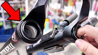 How to save your bike's suspension fork. Bicycle fork service 60 hours