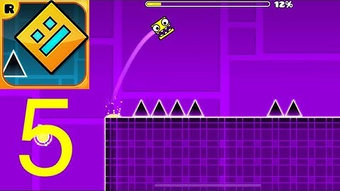 Geometry Dash - Gameplay Walkthrough Part 5 - Bass After Base (iOS, Android)