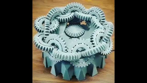 “3D printed Möbius gears ⚙️ —————————————————————————————— Like  Share  Tag  Follow ———————————————