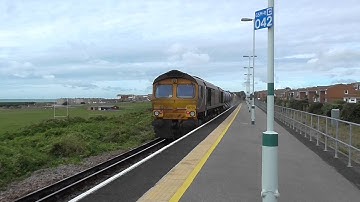 GBRf 66724 + 66738 Depart Seaford Working 3W91 RHTT - 18/10/16