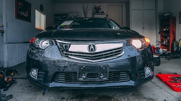 First Test Drive in My Wrecked TSX Wagon Rebuild Part 3