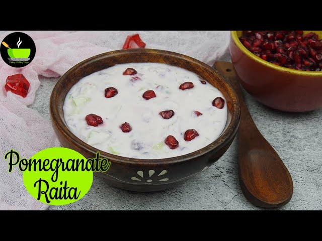 Pomegranate Raita Recipe | Anar Ka Raita | Fruity Yogurt Dip | How To Make Pomegranate Raita | She Cooks