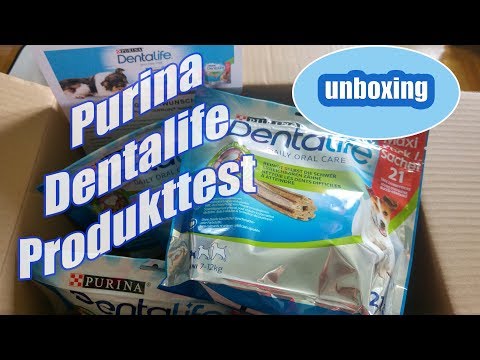 Nestlé Purina Dentalife Zahnpflege-Snacks für Hunde /Hundefutter / Produkttest / Unboxing