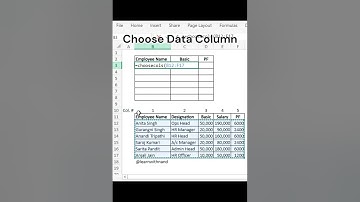 Excel Choosecol Function | #shorts #youtubeshorts #excel #trending #viral #short #exceltutorial #new