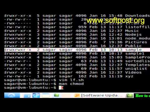 How to change the permission of directory in Debian