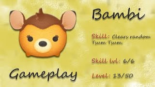 Line Disney Tsum Tsum - Bambi Gameplay Skill 6