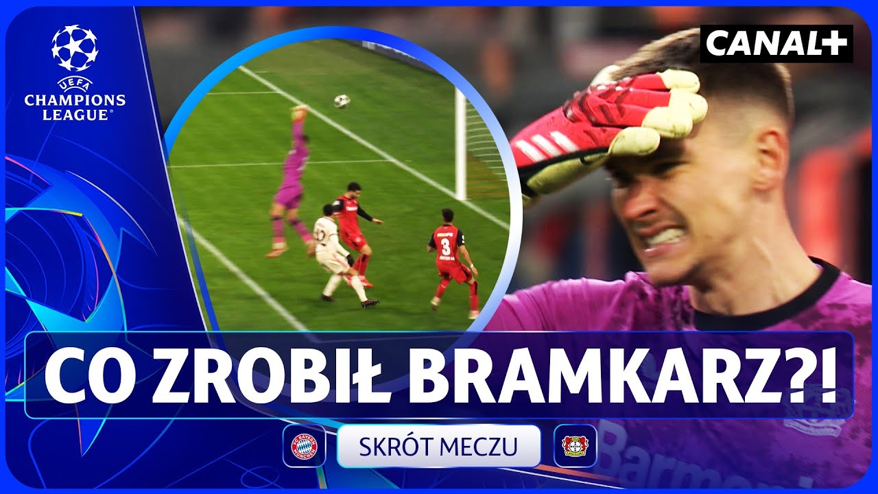 KOSZMARNY BŁĄD BRAMKARZA! KANE KATEM BAYERU! BAYERN - BAYER, SKRÓT MECZU