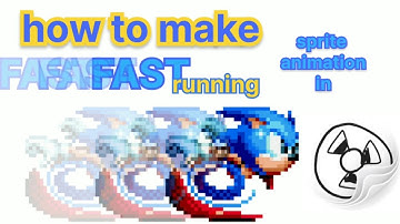 How to make FAST running sonic sprite animation! (tutorial)