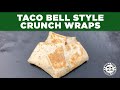 🔥 Taco Bell Style Crunch Wraps On the Griddle - Blackstone Griddle Ideas - Grill This Smoke That
