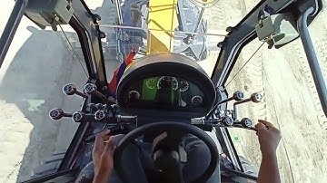 critical working a motor grader